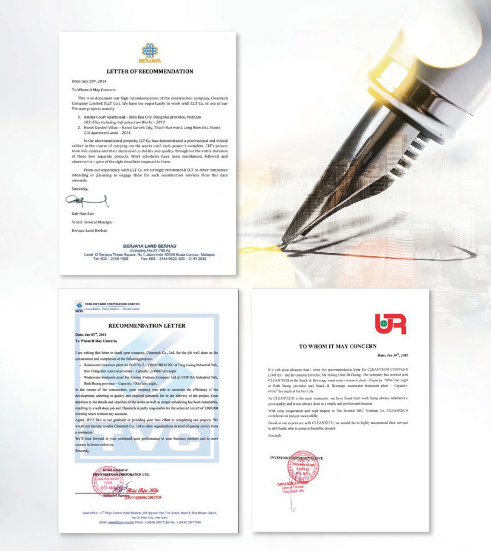 Letter of Appreciation